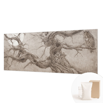 Vlies fotótapéta hálószobába Éjszakai madarak