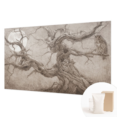 Vlies fotótapéta hálószobába Éjszakai madarak