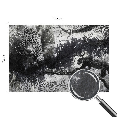 Nyomtatott vlies fotótapéta Absztrakt leopárdok