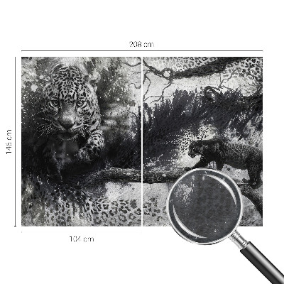 Nyomtatott vlies fotótapéta Absztrakt leopárdok