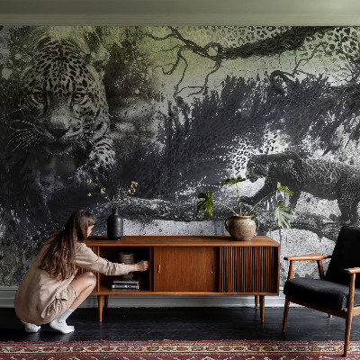 Nyomtatott vlies fotótapéta Absztrakt leopárdok