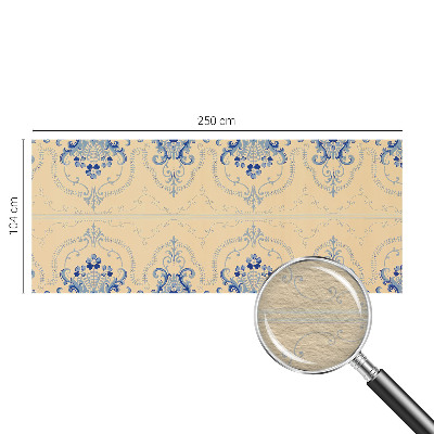 Poszter tapéta Kék díszek