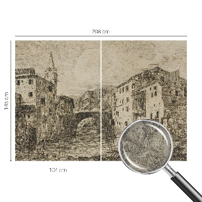 Fali poszter tapéta Városi panoráma