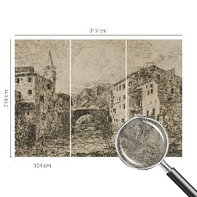 Fali poszter tapéta Városi panoráma