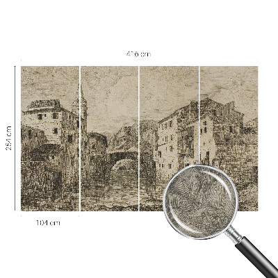 Fali poszter tapéta Városi panoráma