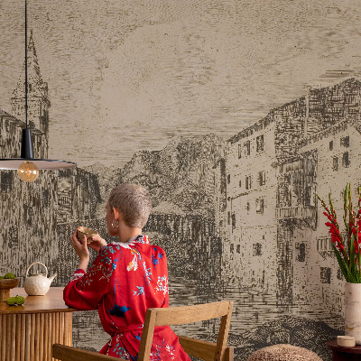 Fali poszter tapéta Városi panoráma