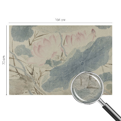 Fotótapéta hálószobába Lótuszlevelek