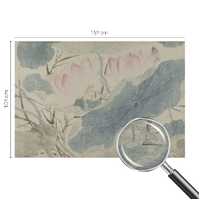 Fotótapéta hálószobába Lótuszlevelek