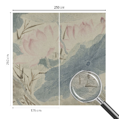 Fotótapéta hálószobába Lótuszlevelek