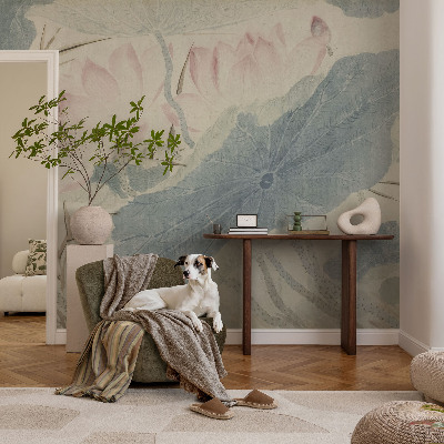 Fotótapéta hálószobába Lótuszlevelek