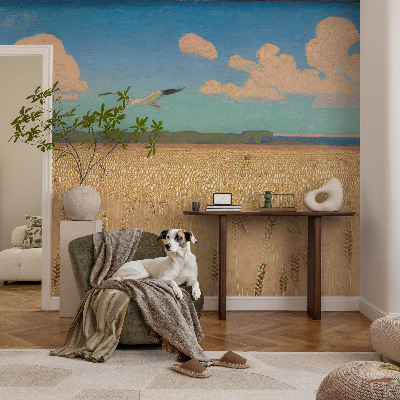 Fotótapéta méretre nappaliba Búzamező