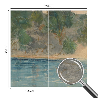 Fotótapéta méretre hálószobába Trópusi part