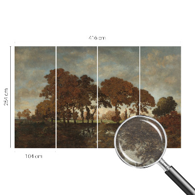 Modern fotótapéta méretre Idilli táj