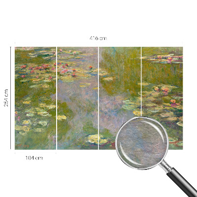 Vlies fotótapéta hálószobába Tavirózsák