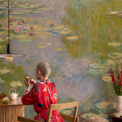 Vlies fotótapéta hálószobába Tavirózsák