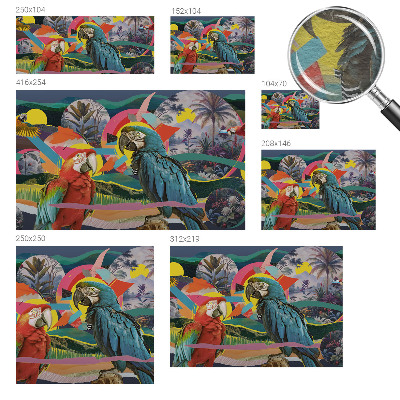 Prémium vlies fotótapéta Egzotikus madarak