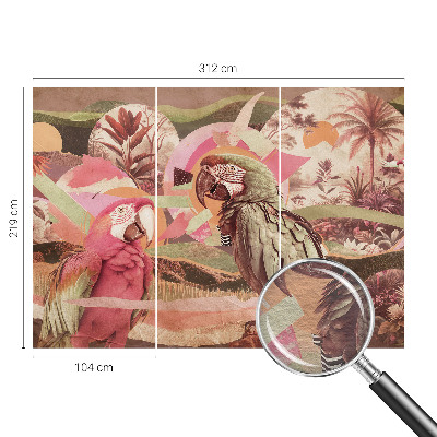 Poszter tapéta Trópusi madarak