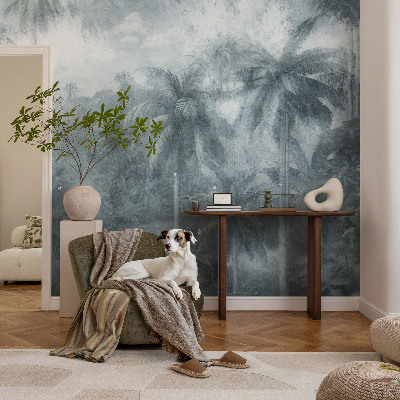 Vlies fotótapéta nappaliba Trópusi növényzet