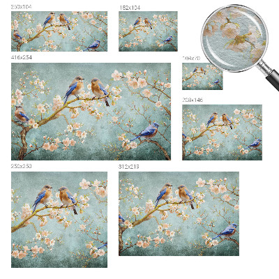 Nyomtatott vlies fotótapéta Tavaszi madarak