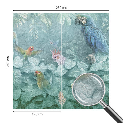 Poszter tapéta falra Egzotikus madarak