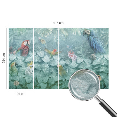 Poszter tapéta falra Egzotikus madarak