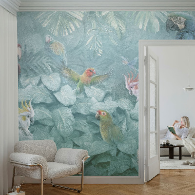 Poszter tapéta falra Egzotikus madarak