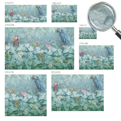 Poszter tapéta falra Egzotikus madarak