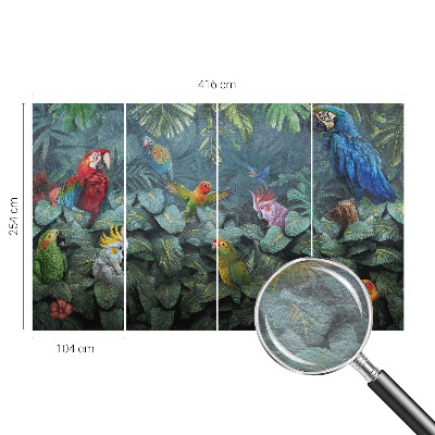 Fali poszter tapéta Egzotikus dzsungel