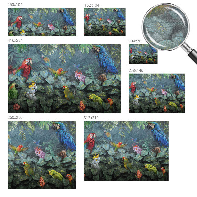 Fali poszter tapéta Egzotikus dzsungel