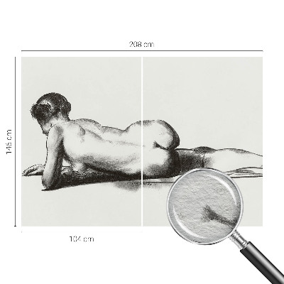 Fotótapéta méretre nappaliba Egy finom cselekedet