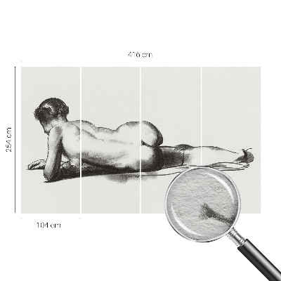 Fotótapéta méretre nappaliba Egy finom cselekedet