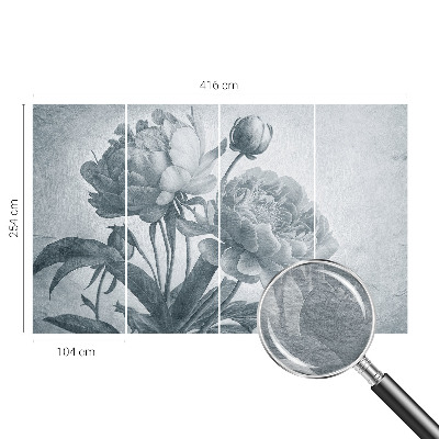 Modern fotótapéta méretre Virágos elegancia