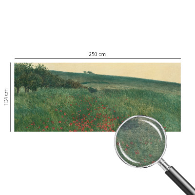 Flíz fotótapéta Pipacsföldek