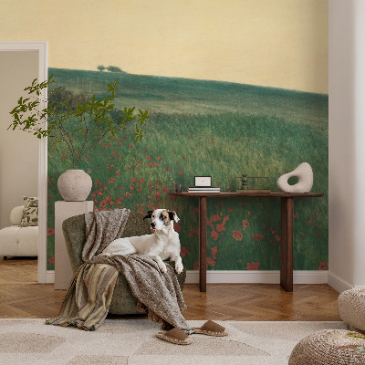 Flíz fotótapéta Pipacsföldek