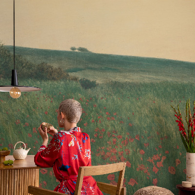 Flíz fotótapéta Pipacsföldek