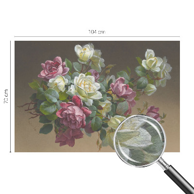 Vlies fotótapéta gyerekszobába Virágos elegancia