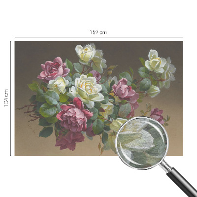 Vlies fotótapéta gyerekszobába Virágos elegancia