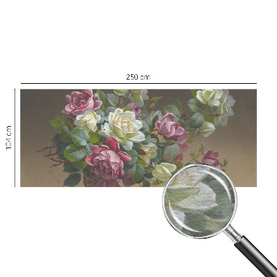 Vlies fotótapéta gyerekszobába Virágos elegancia