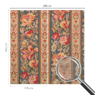 Vlies alapú fotótapéta Színes virágok