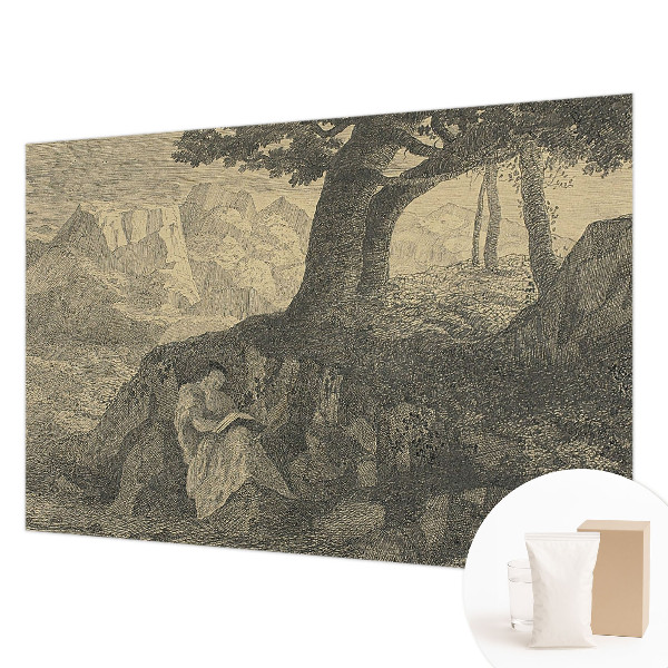 Prémium vlies fotótapéta Olvasó karakter