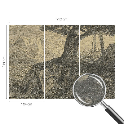 Prémium vlies fotótapéta Olvasó karakter