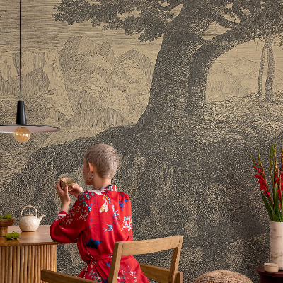 Prémium vlies fotótapéta Olvasó karakter