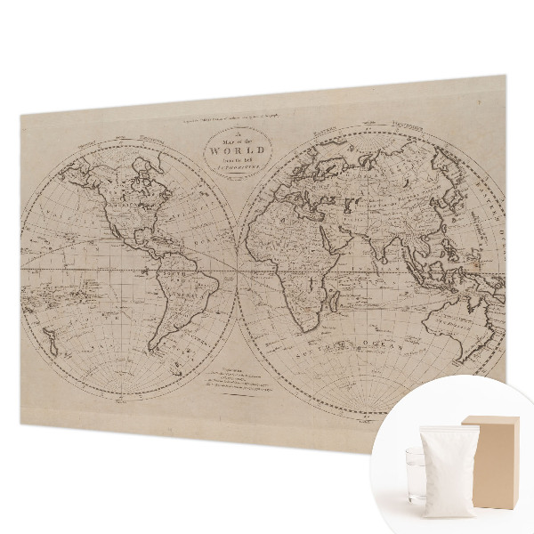 Fotótapéta méretre hálószobába Régi térkép