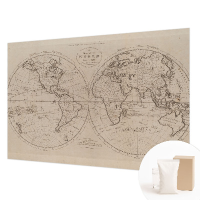 Fotótapéta méretre hálószobába Régi térkép