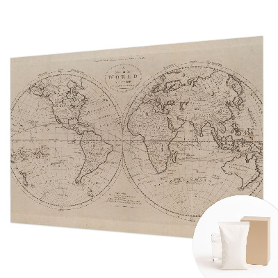 Fotótapéta méretre hálószobába Régi térkép