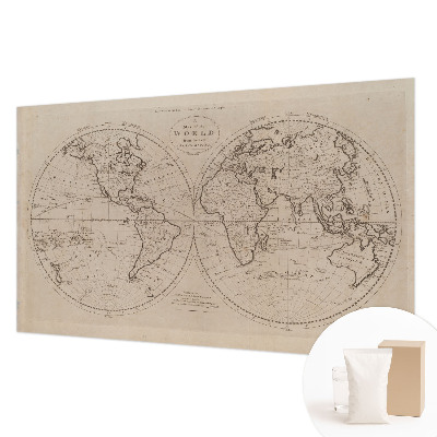 Fotótapéta méretre hálószobába Régi térkép