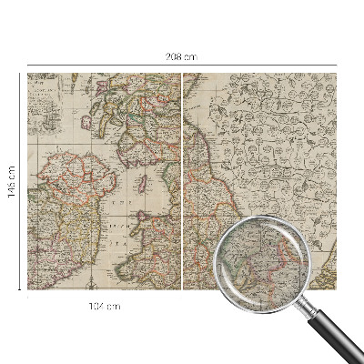 Modern fotótapéta Antik térkép