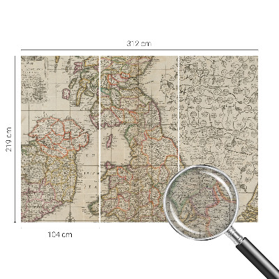 Modern fotótapéta Antik térkép