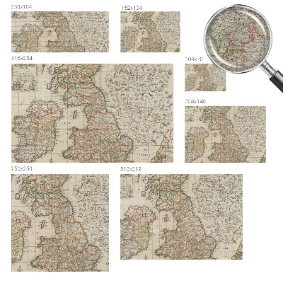 Modern fotótapéta Antik térkép