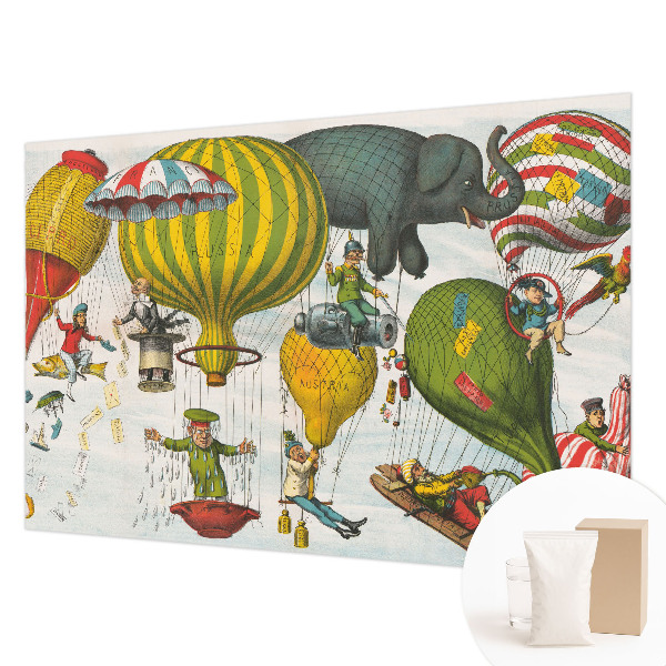 Fotótapéta Léggömbös utazás